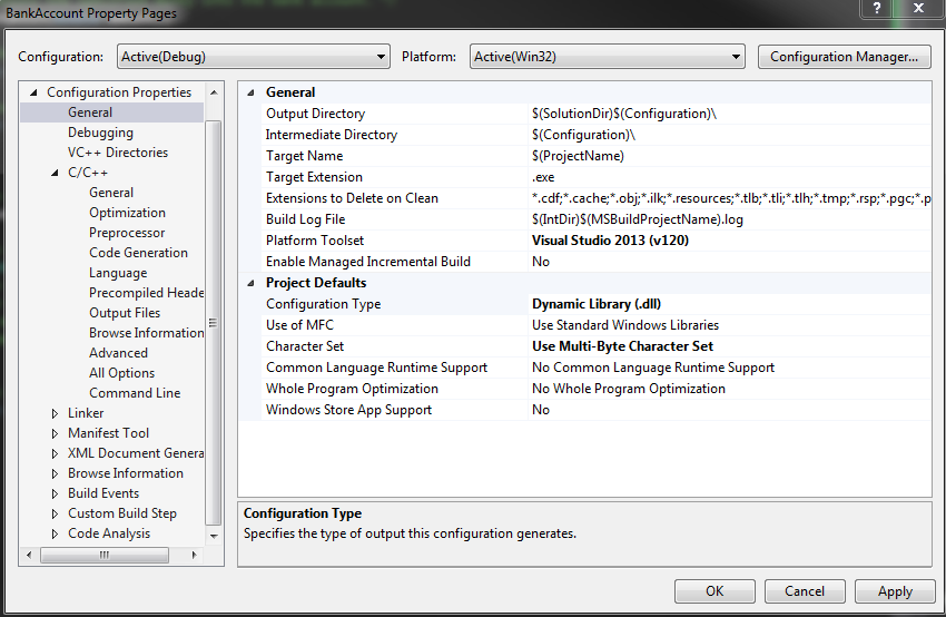 Rogelio E. Cardona-Rivera, . | Export & Test a DLL with Visual Studio  2013